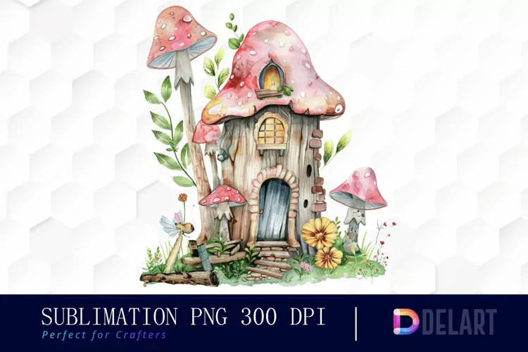 Fairy House Graphics Clipart
