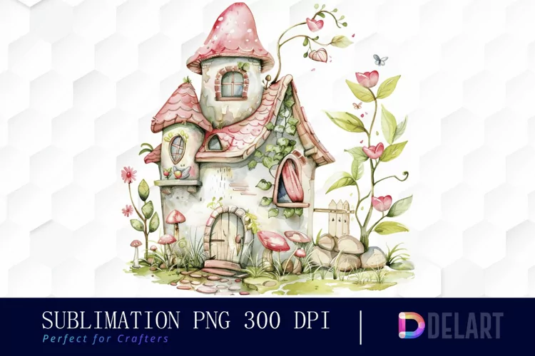 Fairy House Graphics Clipart