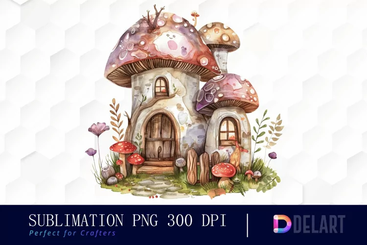 Fairy House Graphics Clipart