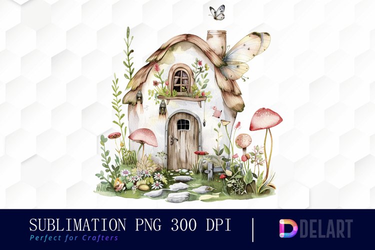 Fairy House Illustration Clipart