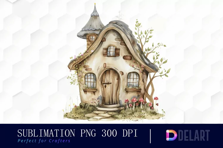 Fairy House Graphics Clipart