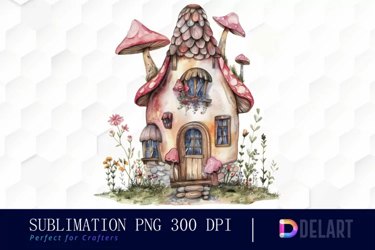 Fairy House Graphics Clipart