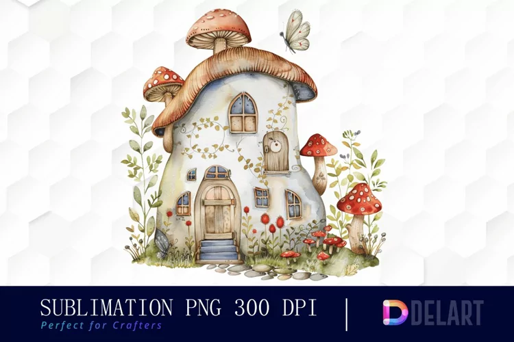 Fairy House Graphics Clipart
