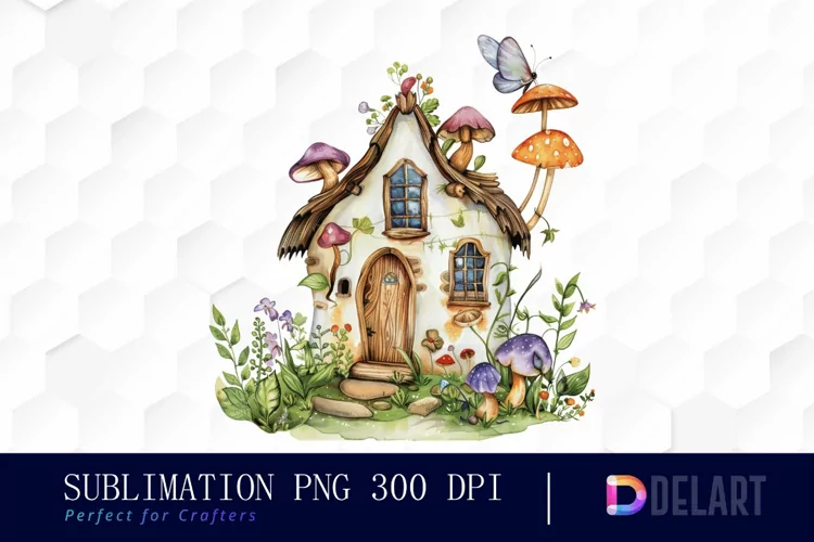 Fairy House Graphics Clipart