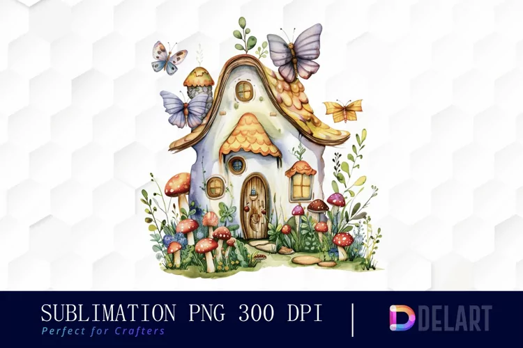 Fairy House Graphics Clipart