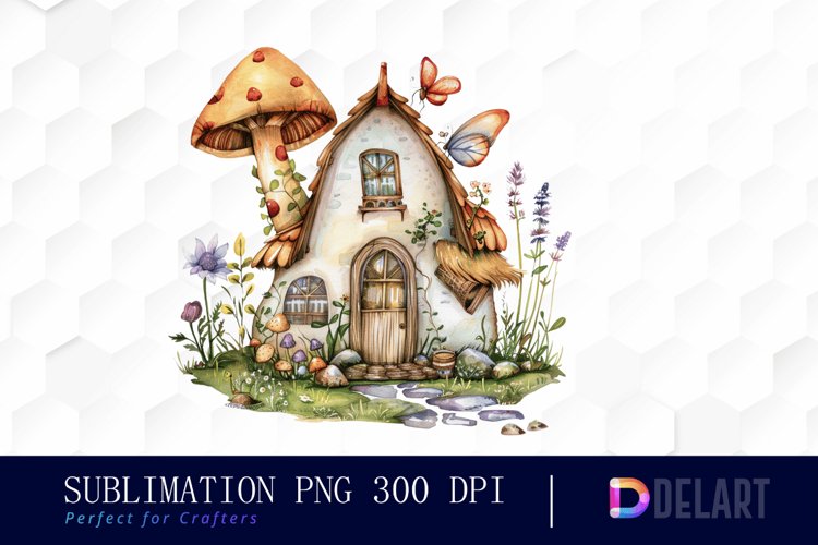 Fairy House Graphics Clipart
