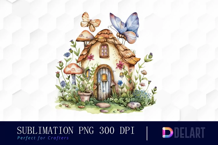 Fairy House Graphics Clipart