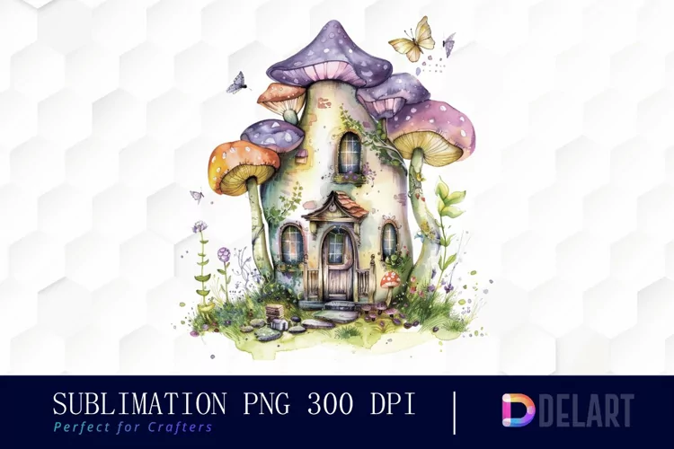Fairy House Graphics Clipart