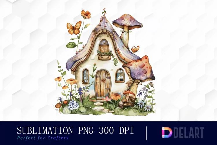 Fairy House Graphics Clipart