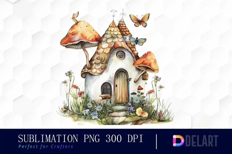 Fairy House Graphics Clipart
