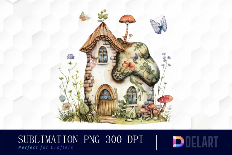 Fairy House Graphics Clipart