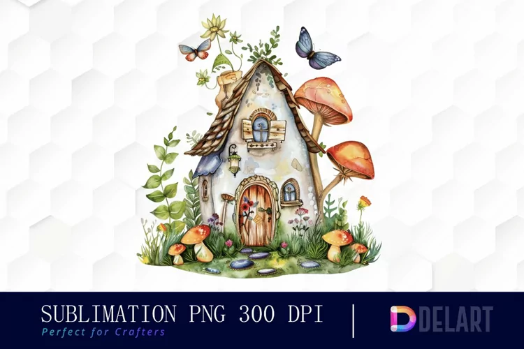 Fairy House Graphics Clipart