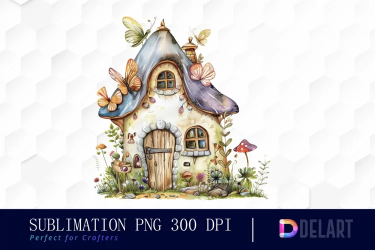 Fairy House Graphics Clipart