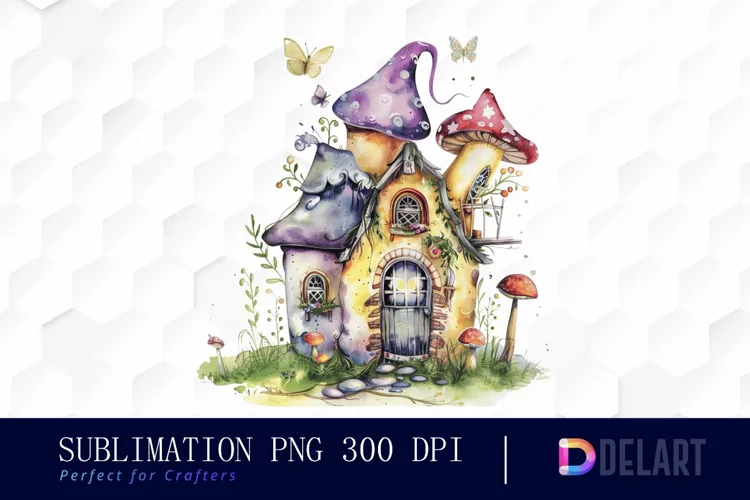 Fairy House Graphics Clipart