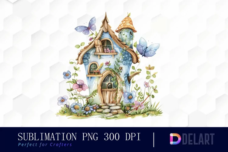 Fairy House Graphics Clipart