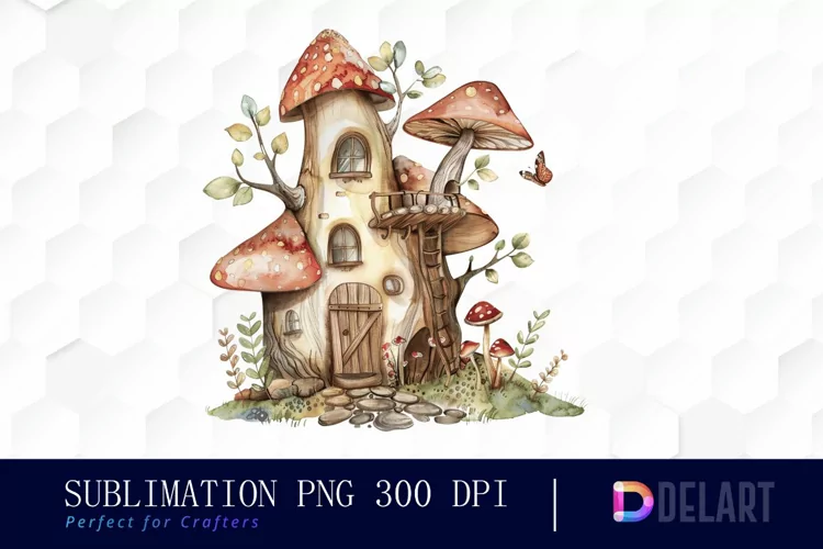 Fairy House Graphics Clipart
