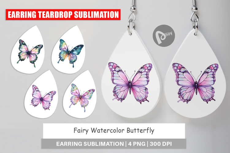 Earring Fairy Butterfly