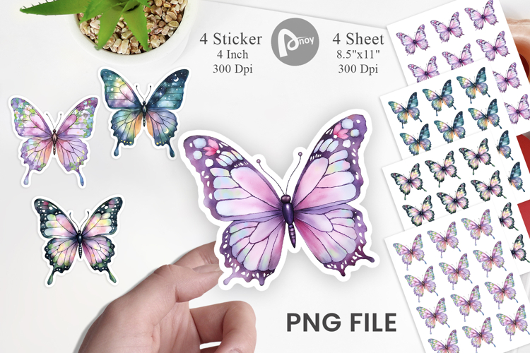 Fairy Butterfly Sticker