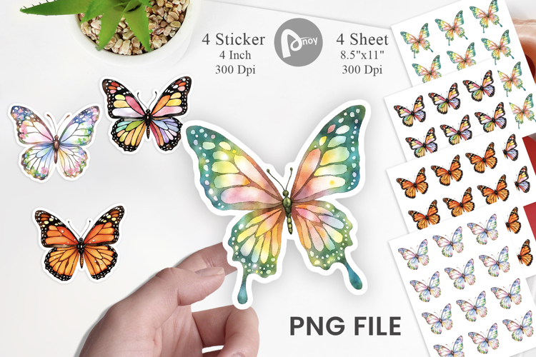 Fairy Butterfly Sticker