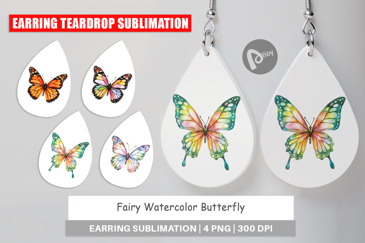 Earring Fairy Butterfly