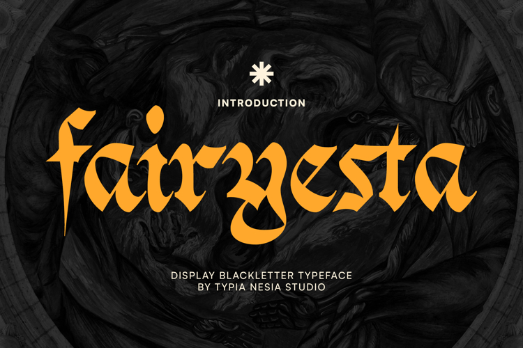 Fairyesta - Medieval Gothic Blackletter Display Font