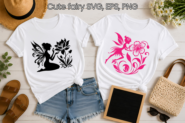 Cute fairy SVG | Magic SVG | Fairy t shirt design