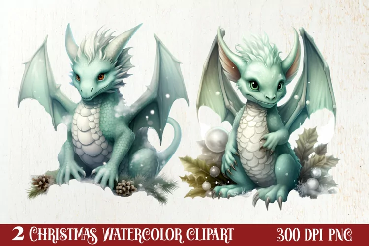 Fantasy Fairytale Christmas Clipart Sublimation