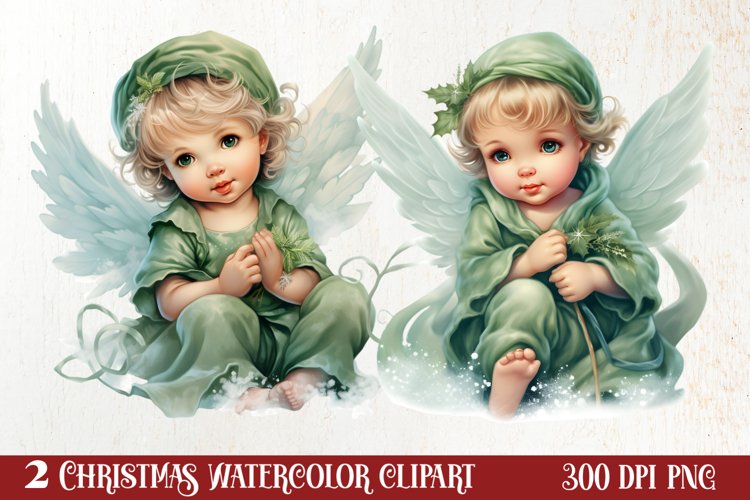 Fantasy Fairytale Christmas Clipart Sublimation