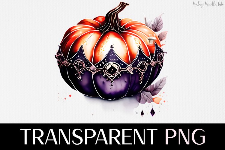 Fairytale Pumpkin - Transparent PNG Halloween Clipart