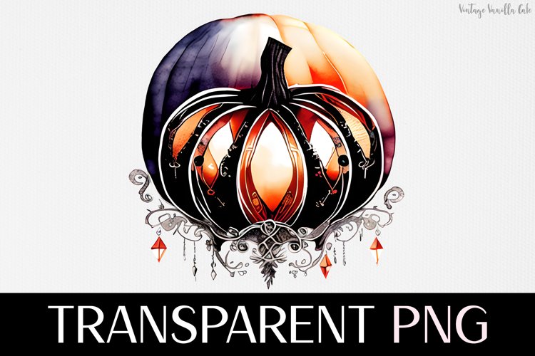 Fairytale Pumpkin - Transparent PNG Halloween Clipart