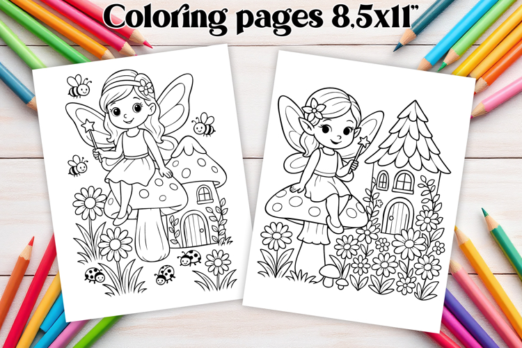 Flower Clipart Black And White Image 11