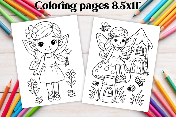 Flower Clipart Black And White Image 10