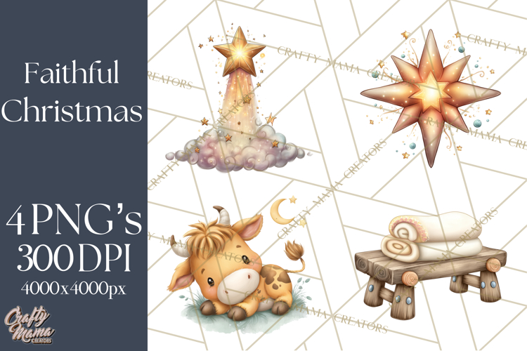 Christian Christmas Clipart Image 24