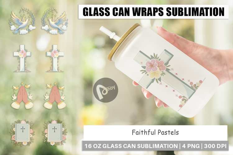 Glass Can Faithful Pastels