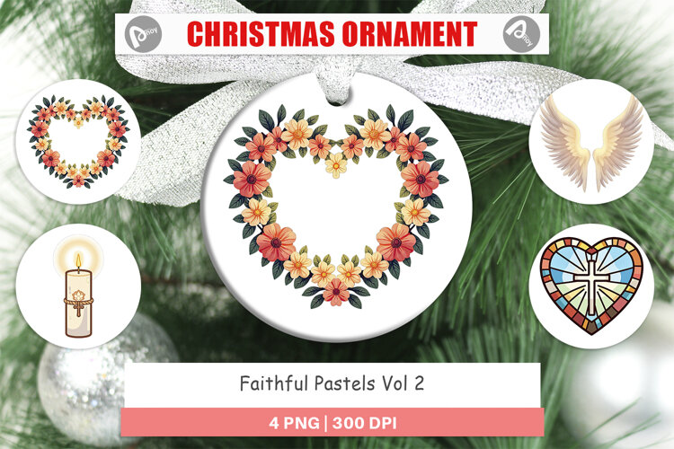 Ornament Faithful Pastels example image 1