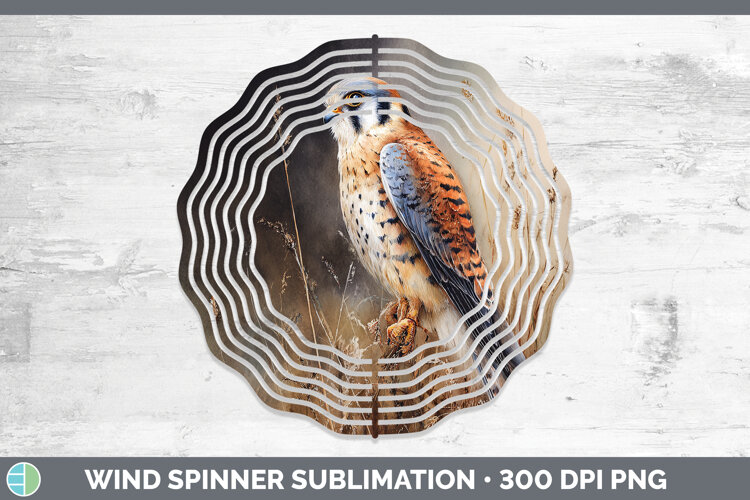 GorgeousFalcon Sunset Wind Spinner design.