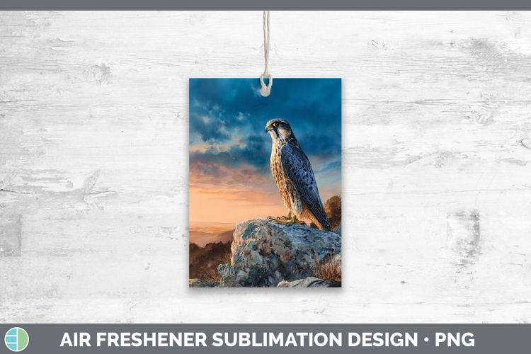 Merlin Falcon Sunset Air Freshener Sublimation Design