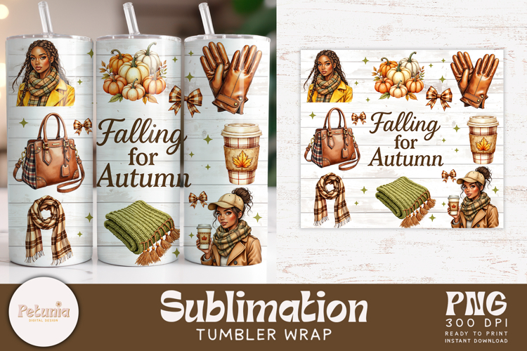 Sublimation Tumbler Fall Designs | Fall Tumbler Wrap