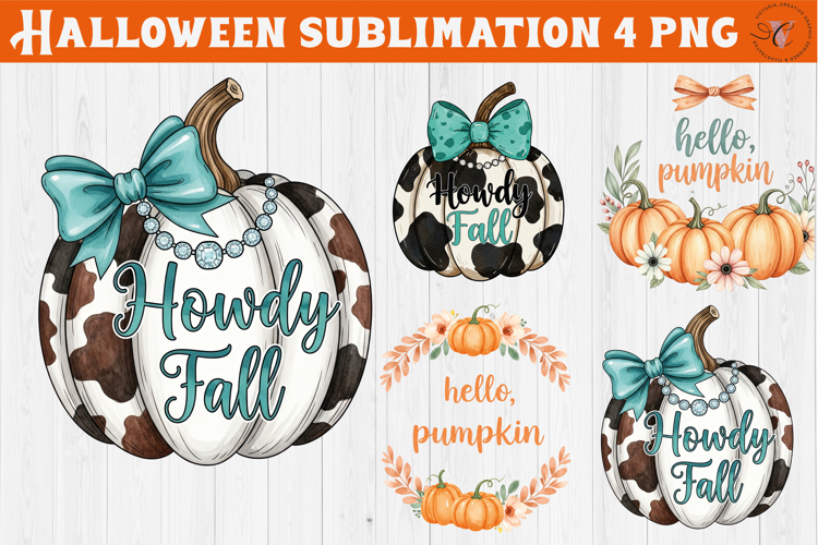 Fall and Halloween clipart | Autumn Vibes sublimation