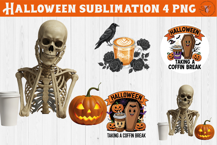 Fall and Halloween clipart | Autumn Vibes sublimation