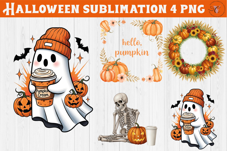 Fall and Halloween clipart | Autumn Vibes sublimation