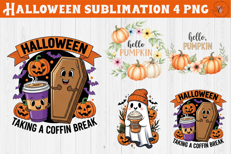 Fall and Halloween clipart | Autumn Vibes sublimation