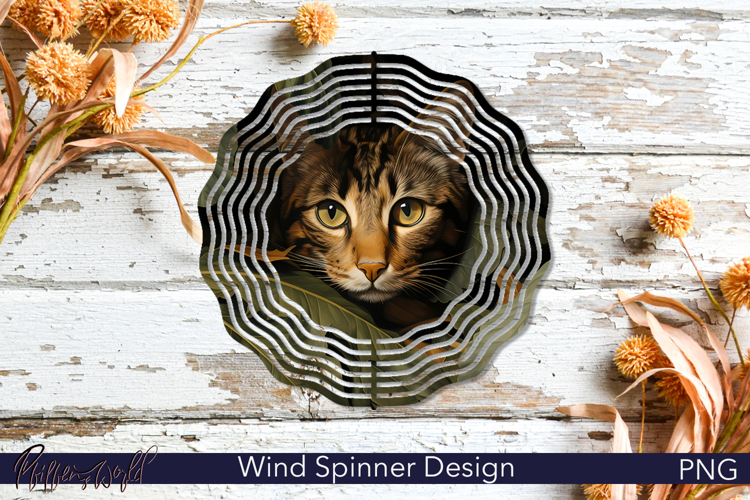 Animal Wind Spinner | Cat | Fall