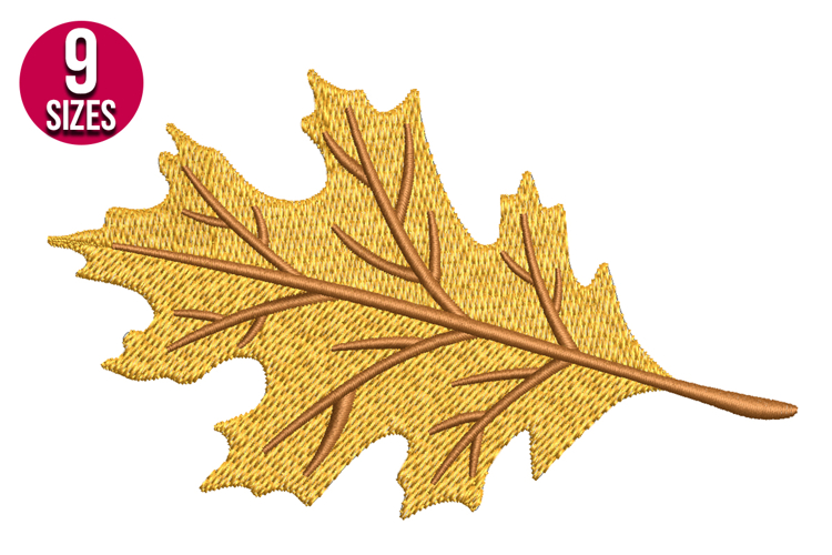 Leaf Embroidery Image 3