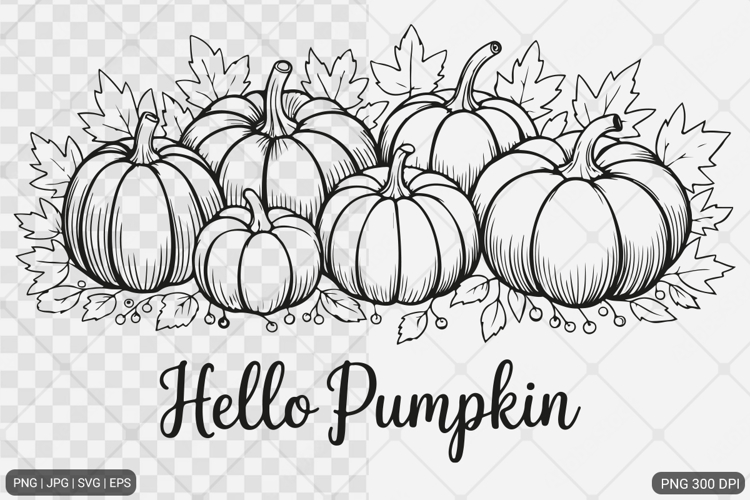 Pumpkin Fall Clipart Image 4