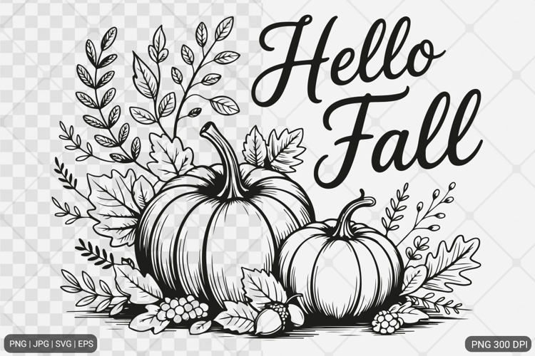 Pumpkin Fall Clipart Image 2