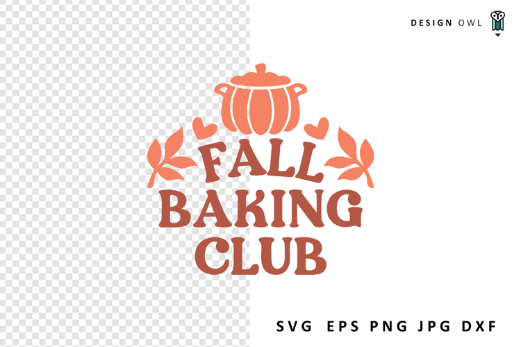 Fall Baking Club SVG