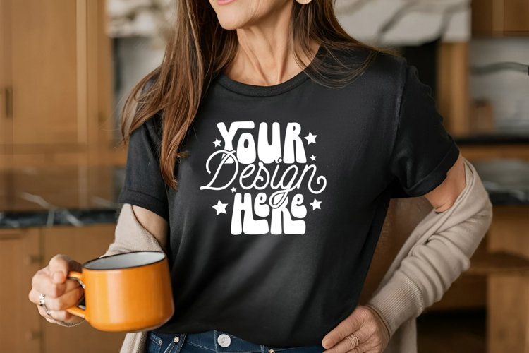 White Tshirt Mockup Image 12