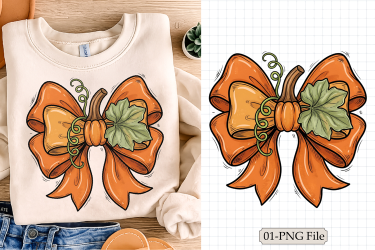 Fall bow png,Orange bow,pumpkin sublimation