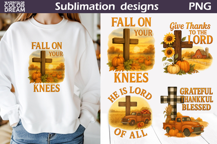 Fall Christian Harvest | Autumn Faith Thanksgiving Design